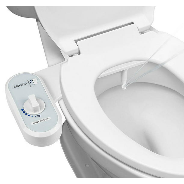 NEW Bidet Fresh Water Spray Mechanical Bidet Toilet Seat Attachment Non-Electric